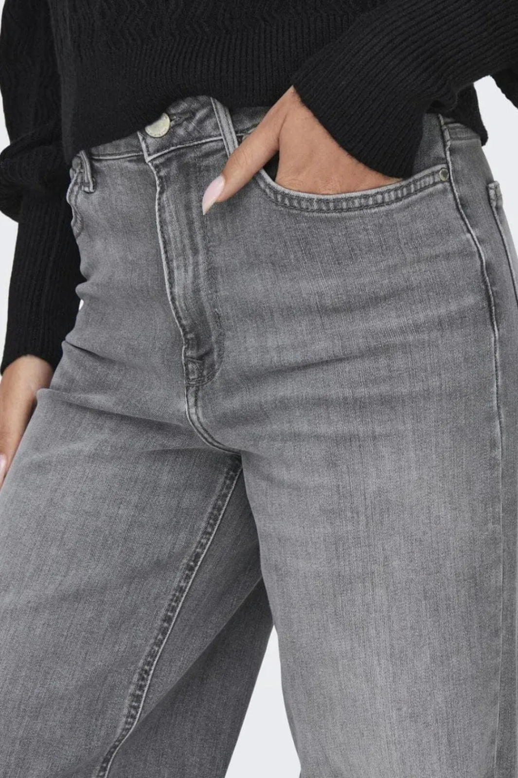 Only Onlmadison Blush Wid Rea0938 4572092 Light Grey Denim