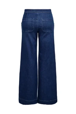 Best Only Onlmadison Button Wide Gen533Noos 4388373 Dark Medium Blue Denim