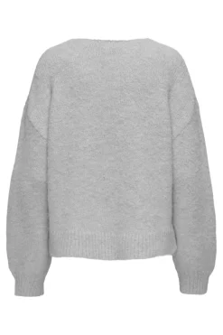 Outlet Only Onlmaggie Life Ls Tie Cardigan Cc Knt 4853233 Light Grey Melange