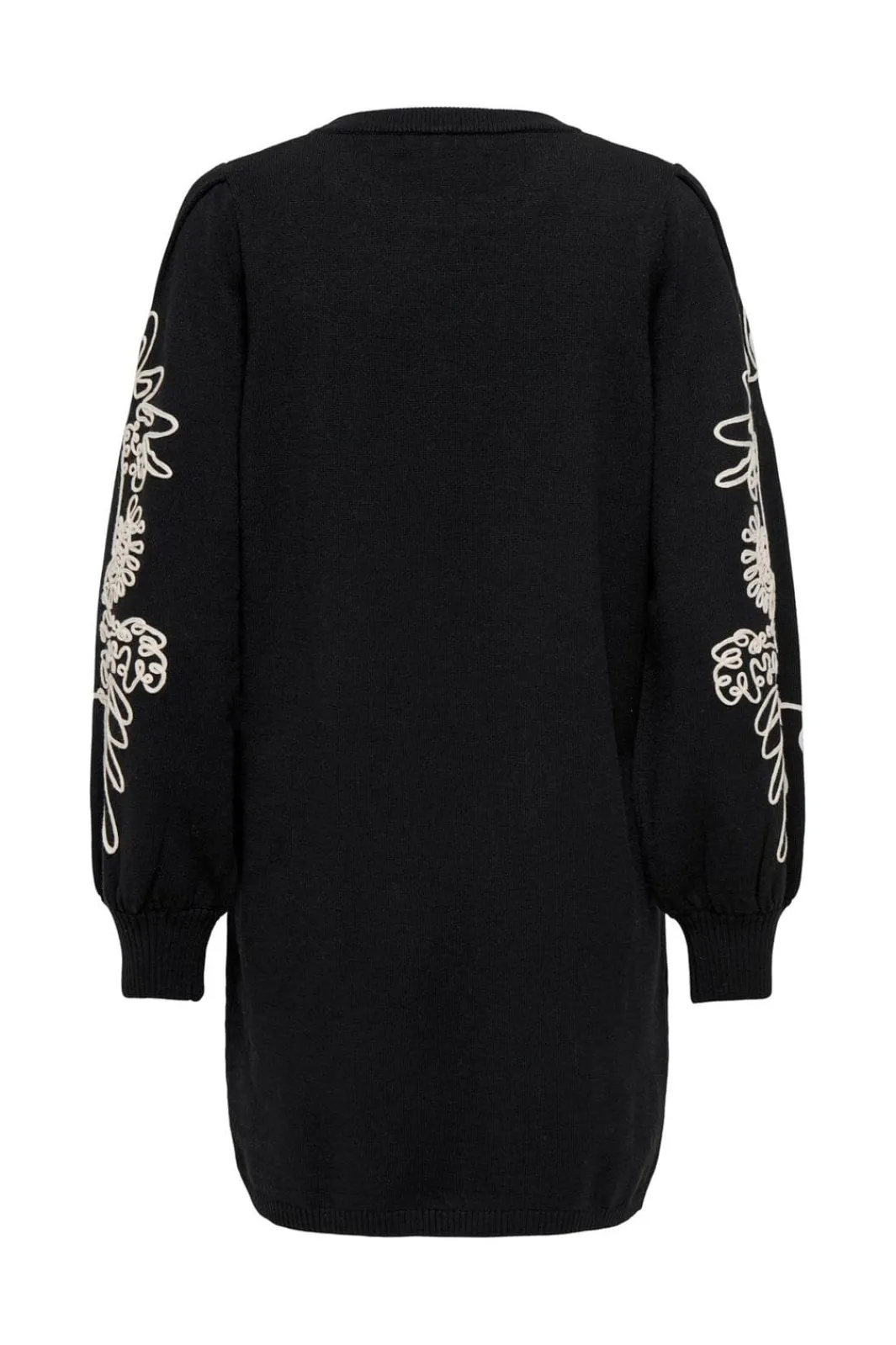 Clearance Only Onlmagnolia Ls Detail Dress Knt 4985695 Black Ecru