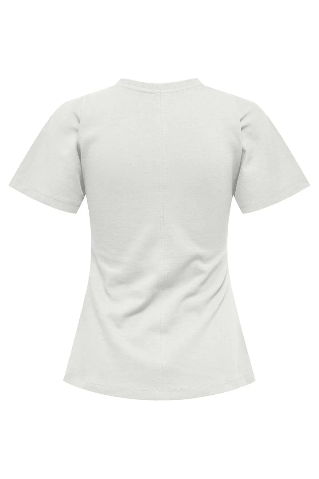 Best Only Onlmarie Life S/S Ruching Top 4960703 Cloud Dancer