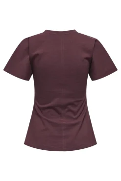 Best Only Onlmarie Life S/S Ruching Top 4919662 Decadent Chocolate