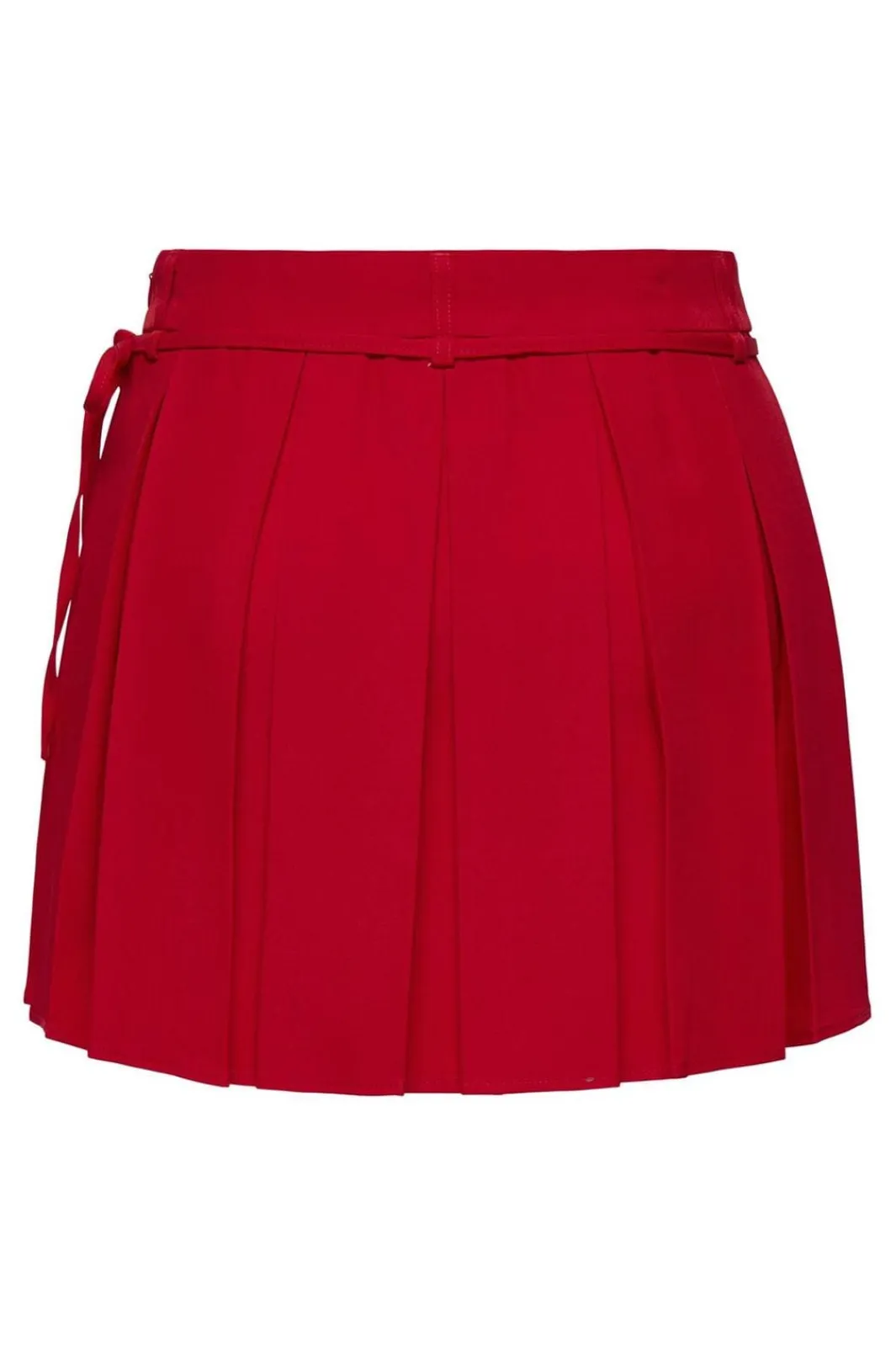 Outlet Only Onlmarine Life String Pleat Skirt Tlr 4669936 High Risk Red