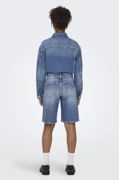 Sale Only Onlmate Reg Baggy Long Shorts 4674440 Medium Blue Denim