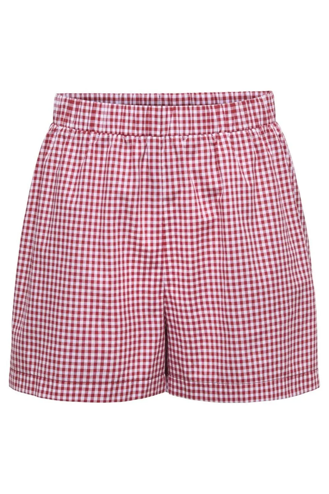 Only Onlmaye Check Shorts 4955609 Salsa White