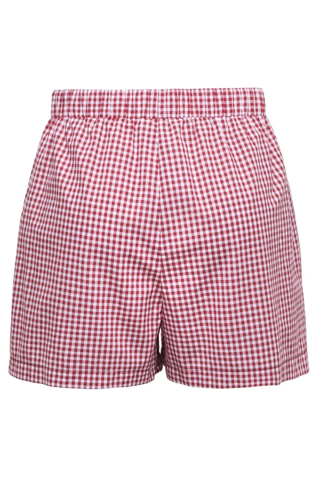 Only Onlmaye Check Shorts 4955609 Salsa White
