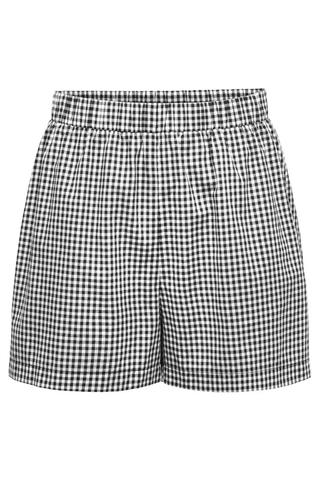 Outlet Only Onlmaye Check Shorts 4955610 Black White