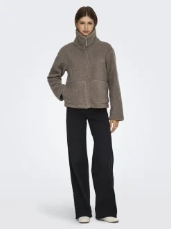 Clearance Only Onlmegan Teddy Jacket 4903501 Walnut