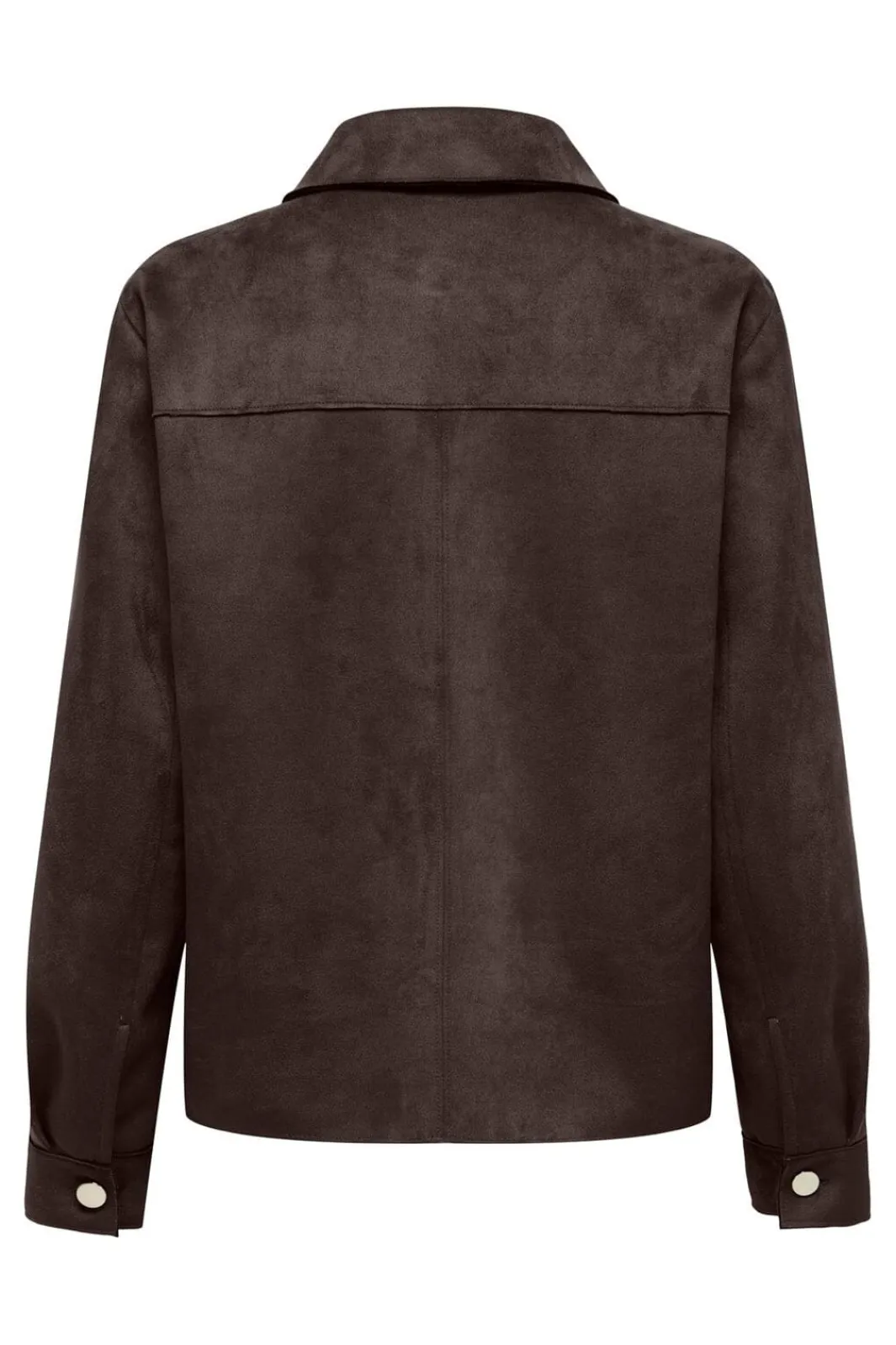 Best Only Onlmira L/S Faux Suede Shirt 4962108 Coffee Bean
