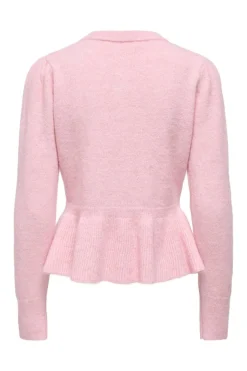 Online Only Onlmonique Life Ls Peplum Cardi Knt 5026560 Romance Rose Melange