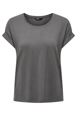 Hot Only Onlmoster S/S O-Neck Top 4336608 Plum Kitten