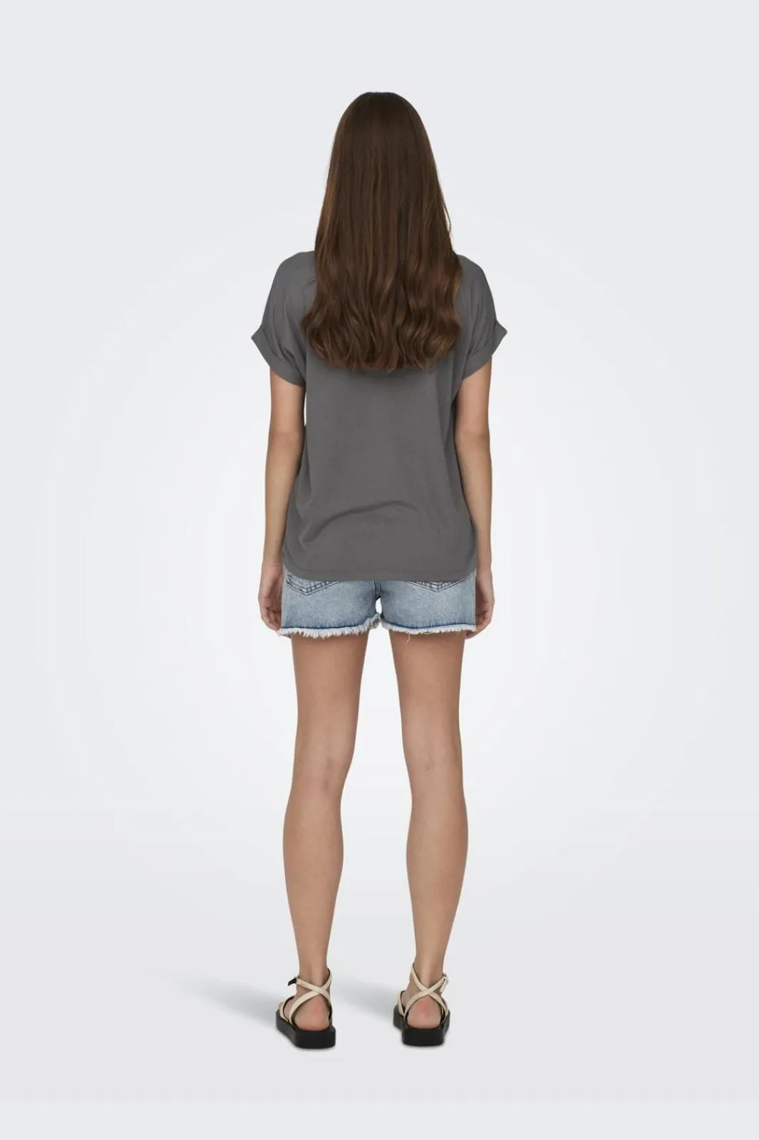Hot Only Onlmoster S/S O-Neck Top 4336608 Plum Kitten
