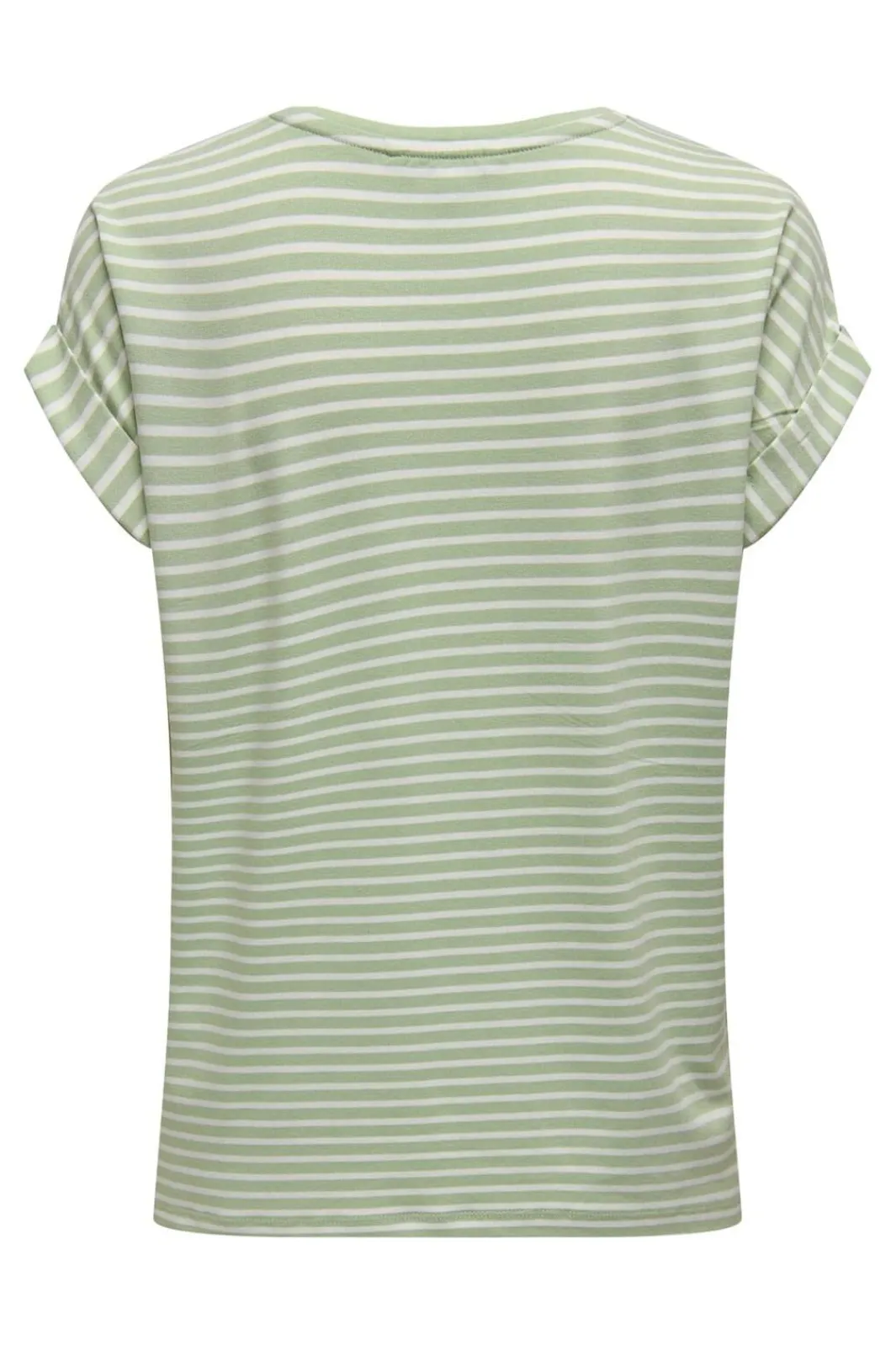 Discount Only Onlmoster Stripe S/S O-Neck Top 4693929 Laurel Green Cloud Dancer