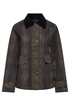 Hot Only Onlmountain Check Jacket 4853599 Slate Black Check