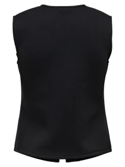 Sale Only Onlnaomi S/L Vest Swt 4912054 Black Gold Buttons