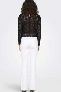 New Only Onlnew Karo Ls Lace Top 4142378 Black
