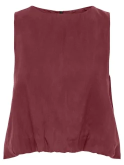 Online Only Onlnica Life S/L Modal Bubble Top 4831810 Ruby Wine