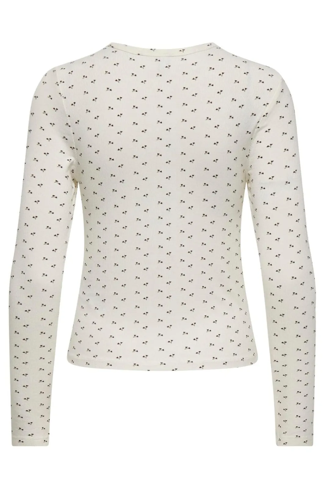 Outlet Only Onlnora L/S Cardigan 4977938 Cloud Dancer Little Flower Winetasting