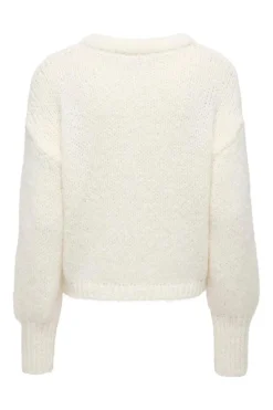 Only Onlnordic Ls Cuff Cardigan Knt 5054098 Snow White Dtm Buttons