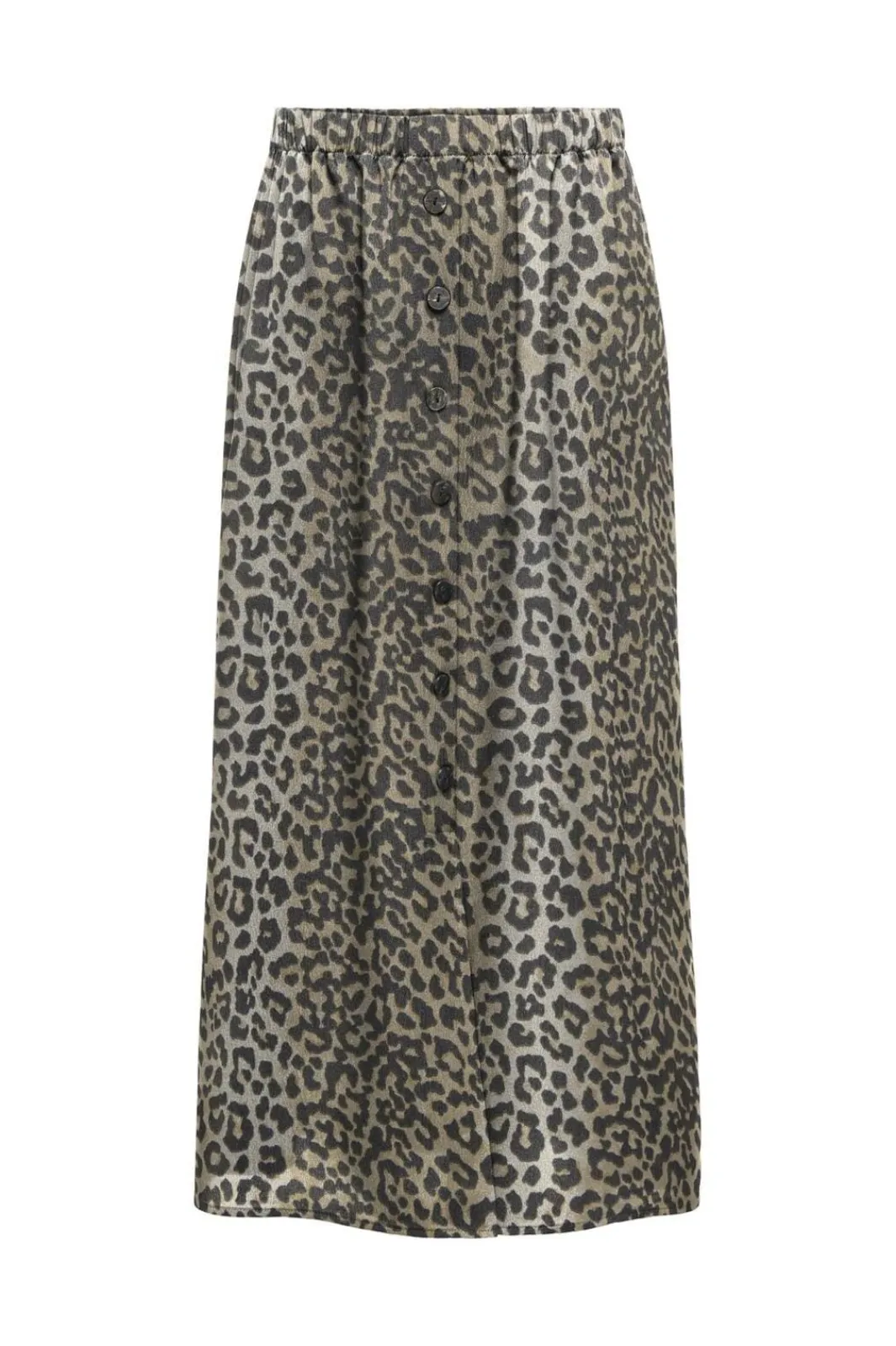 Hot Only Onlnova Life Elite Button Skirt 4746548 Timber Wolf 631 Wildlife