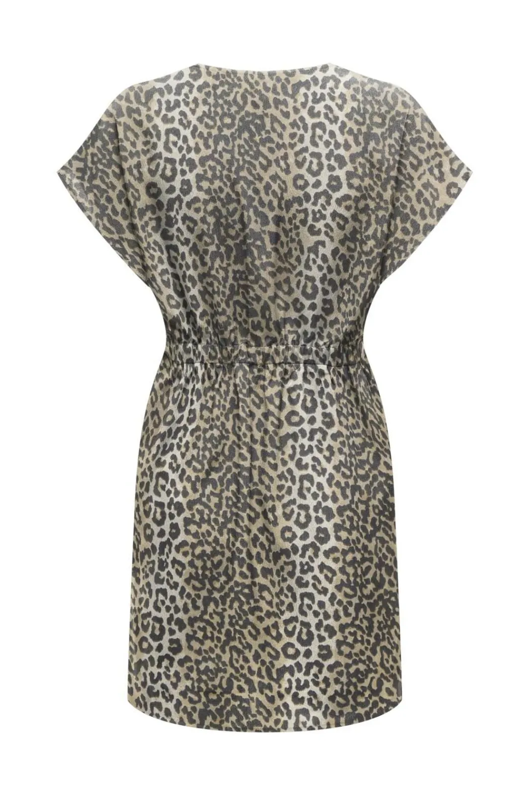 Online Only Onlnova Life Elite S/S Macey Dress 4746336 Timber Wolf 631 Wildlife