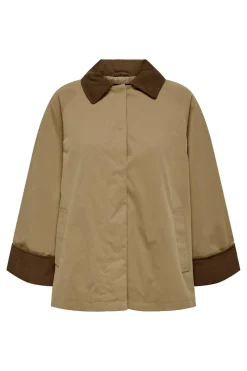 Sale Only Onlorchid Mix Cordoroy Parka Coat 4598219 Otter Dark Earth