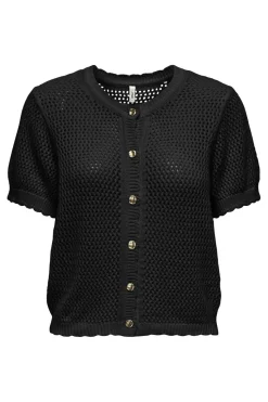 Hot Only Onlpaula 2/4 O-Neck Cardigan 4710574 Black