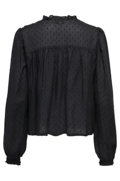 Clearance Only Onlpelia Life Ls Dobby Top 4861794 Black