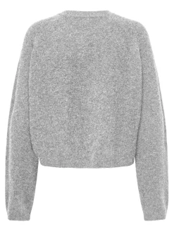 Hot Only Onlpiemonte L/S Cardigan Knt 4857994 Light Grey Melange
