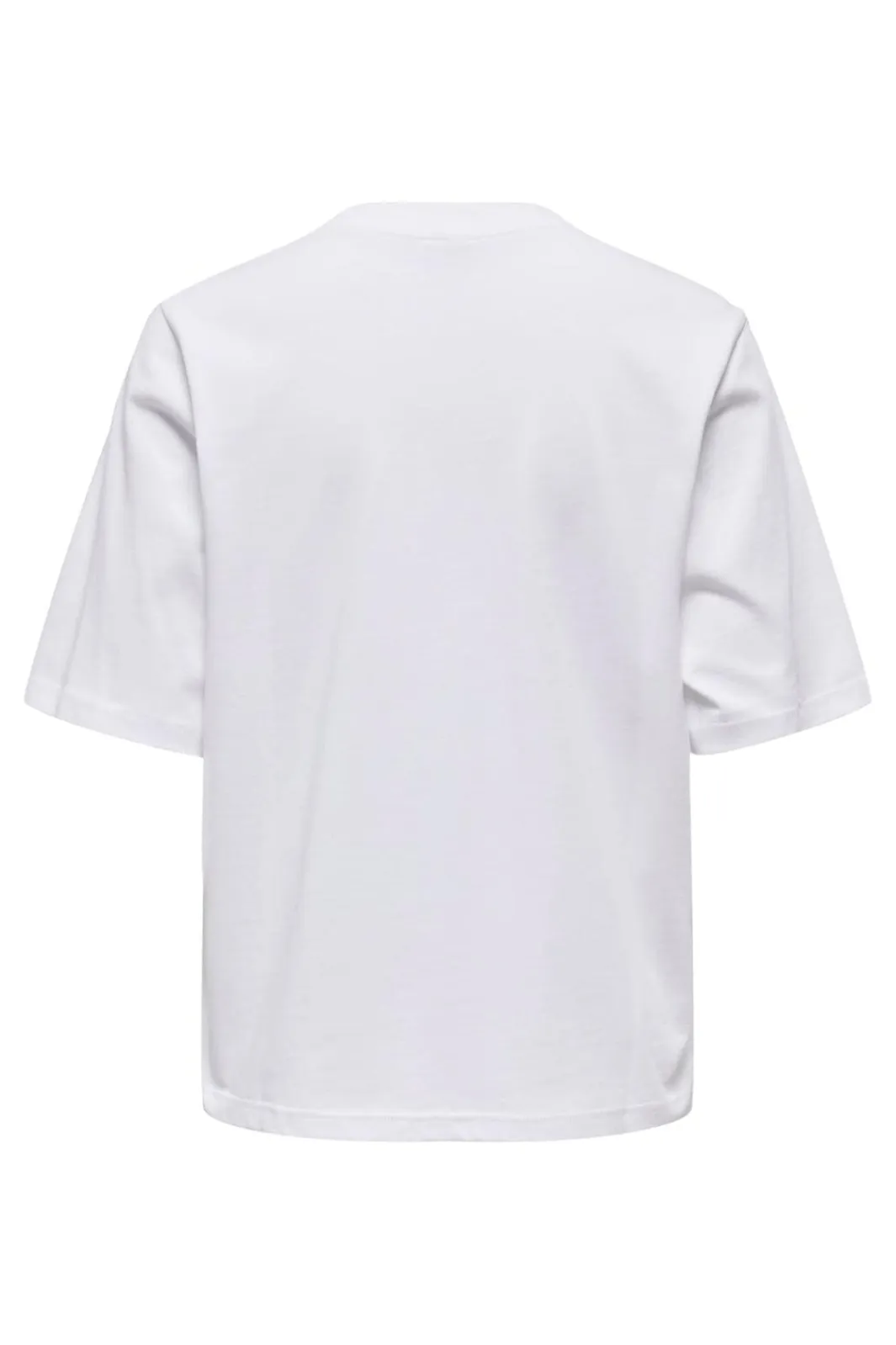 New Only Onlpuri Life S/S Top Box Pri 4955265 Bright White Revolution + Label Puri Thunder