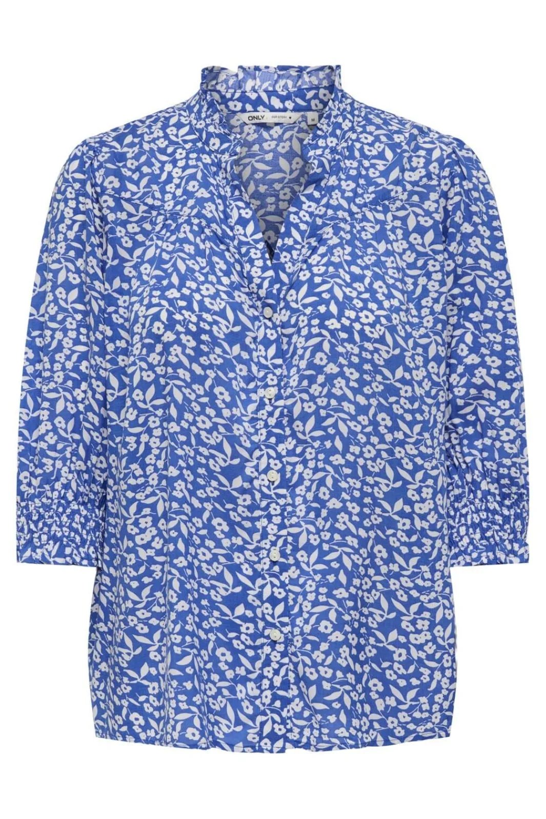 Only Onlraya 3/4 Shirt 4824028 Nebulas Blue Hanna Flower
