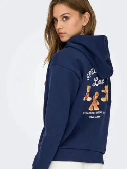 Clearance Only Onlricky L/S Hood Box Swt 4924855 Naval Academy Love + Naval Academy Sateen Strings