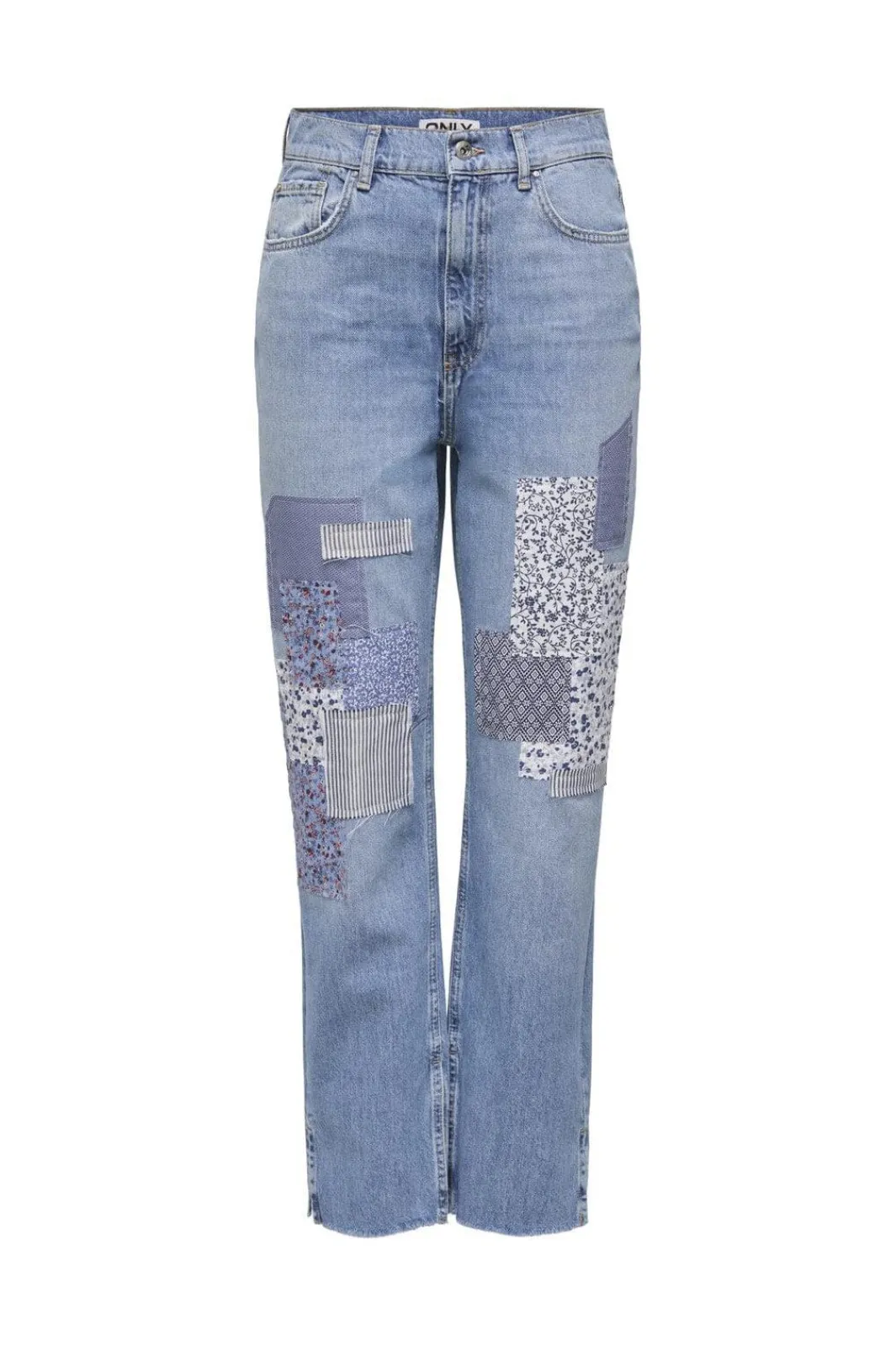 Outlet Only Onlrobyn Str Reg Lank Patch Slit 4806377 Medium Blue Denim