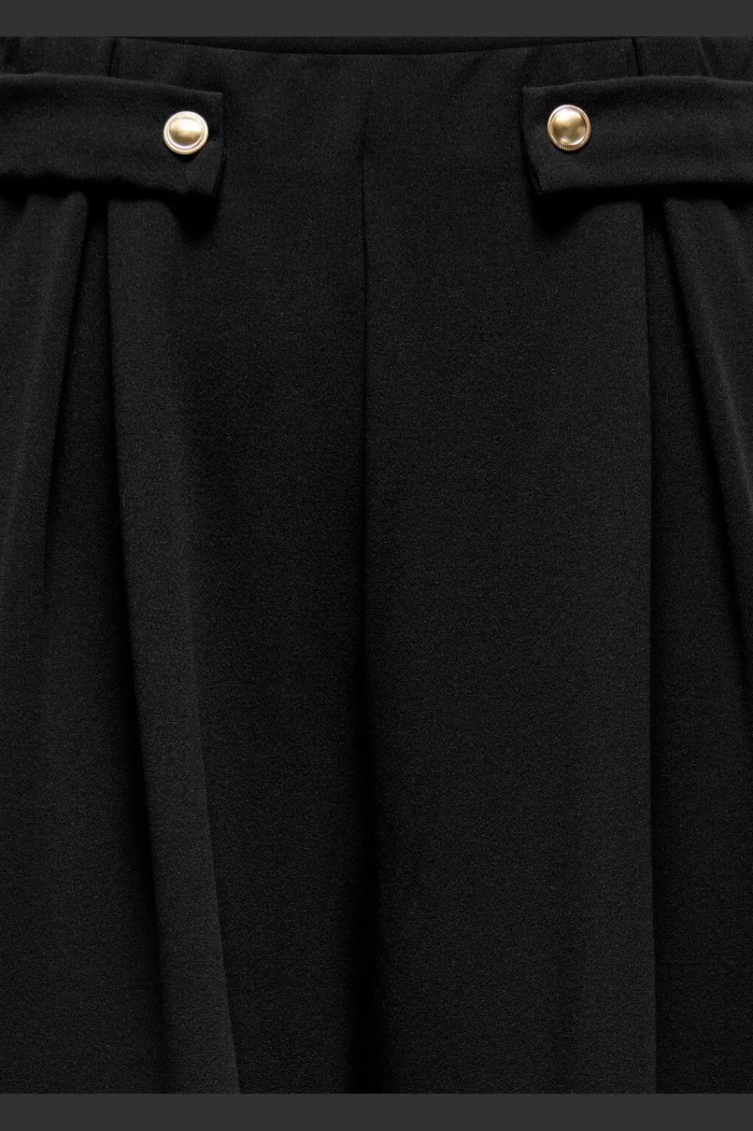Only Onlsania Button Wide Pant Cc 4980384 Black