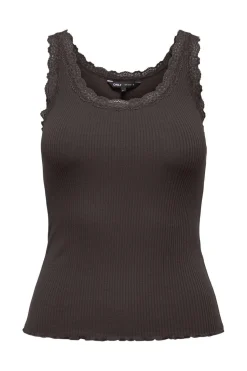New Only Onlsara Sharai Life Tank Top 5001534 Chocolate Torte