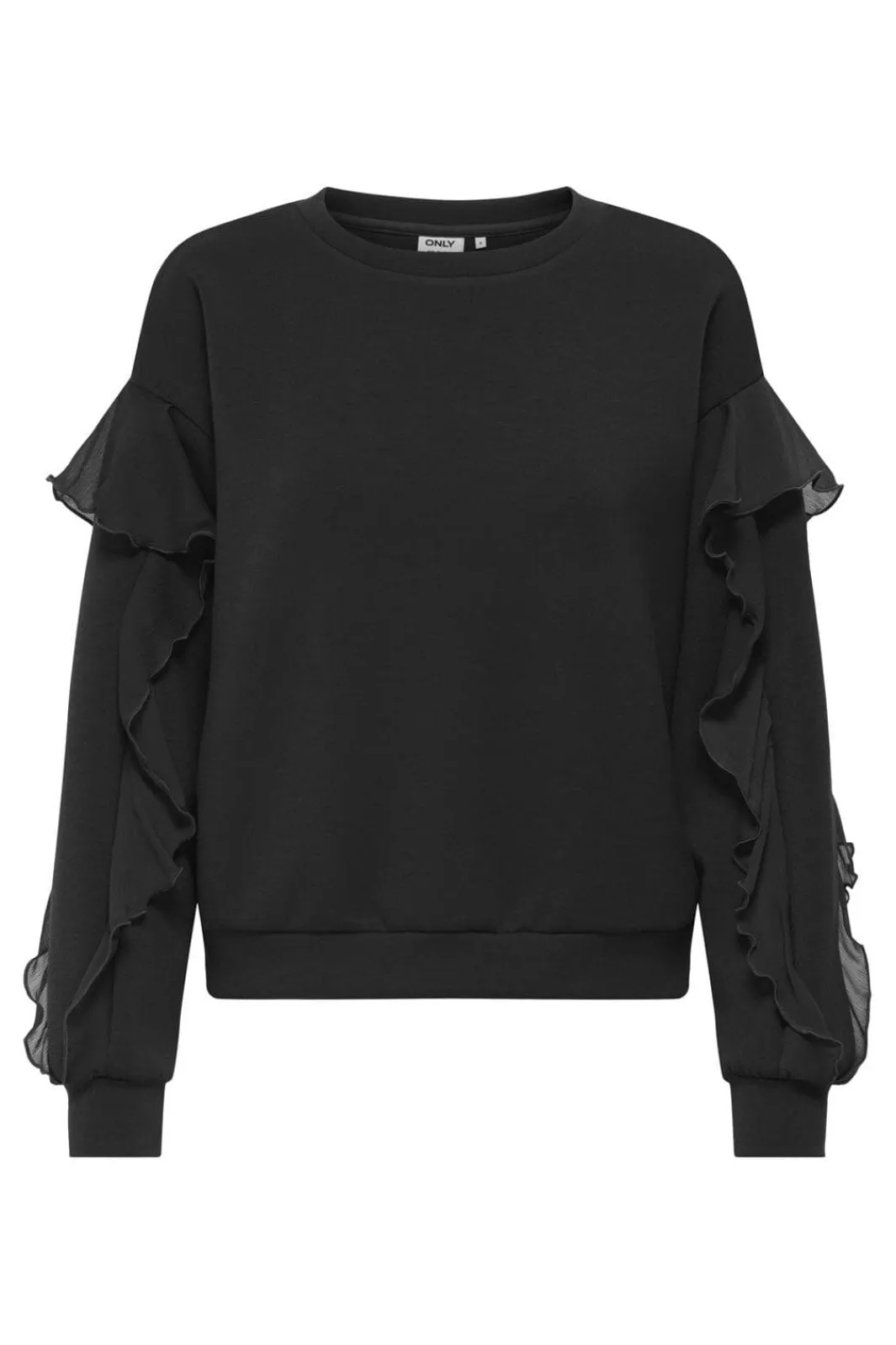 Hot Only Onlscarlet L/S Flounce Swt 4957253 Black