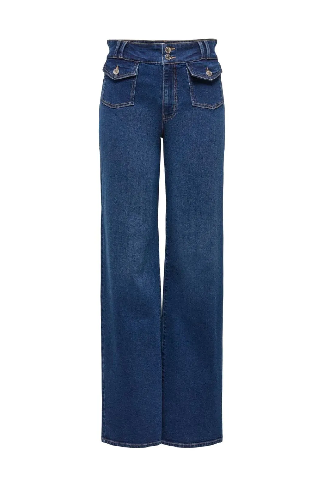 Only Onlselena Wide Pocket Pim 4976789 Dark Blue Denim