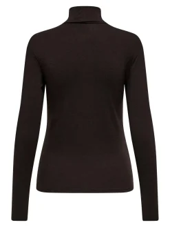 Clearance Only Onlsia L/S Roll Neck Top Box 4928790 Cabernet Melange
