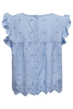 Clearance Only Onlsilla Life S/L Frill Top 15213398 4494597