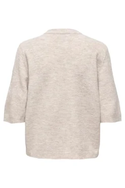 Outlet Only Onlsimoni 2/4 Bow Cardigan Knt 4959555 Pumice Stone Melange