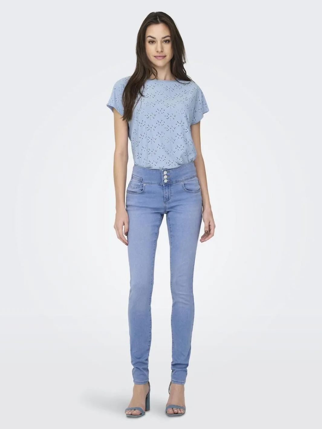 Discount Only Onlsmilla S/S Top 4668838 Soft Chambray
