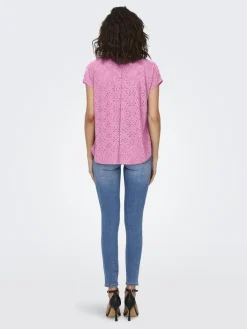New Only Onlsmilla S/S Top 4487461 Bonbon