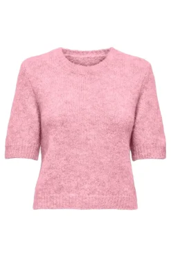 Online Only Onlstarla Ss O-Neck Cc Knt 4982812 Romance Rose Melange
