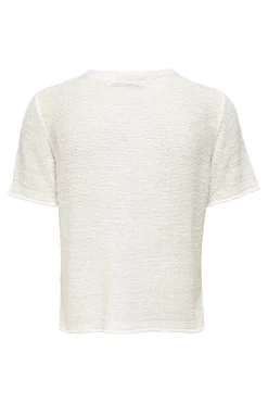 Online Only Onlsunny S/S Pullover Knt 3851941 Cloud Dancer