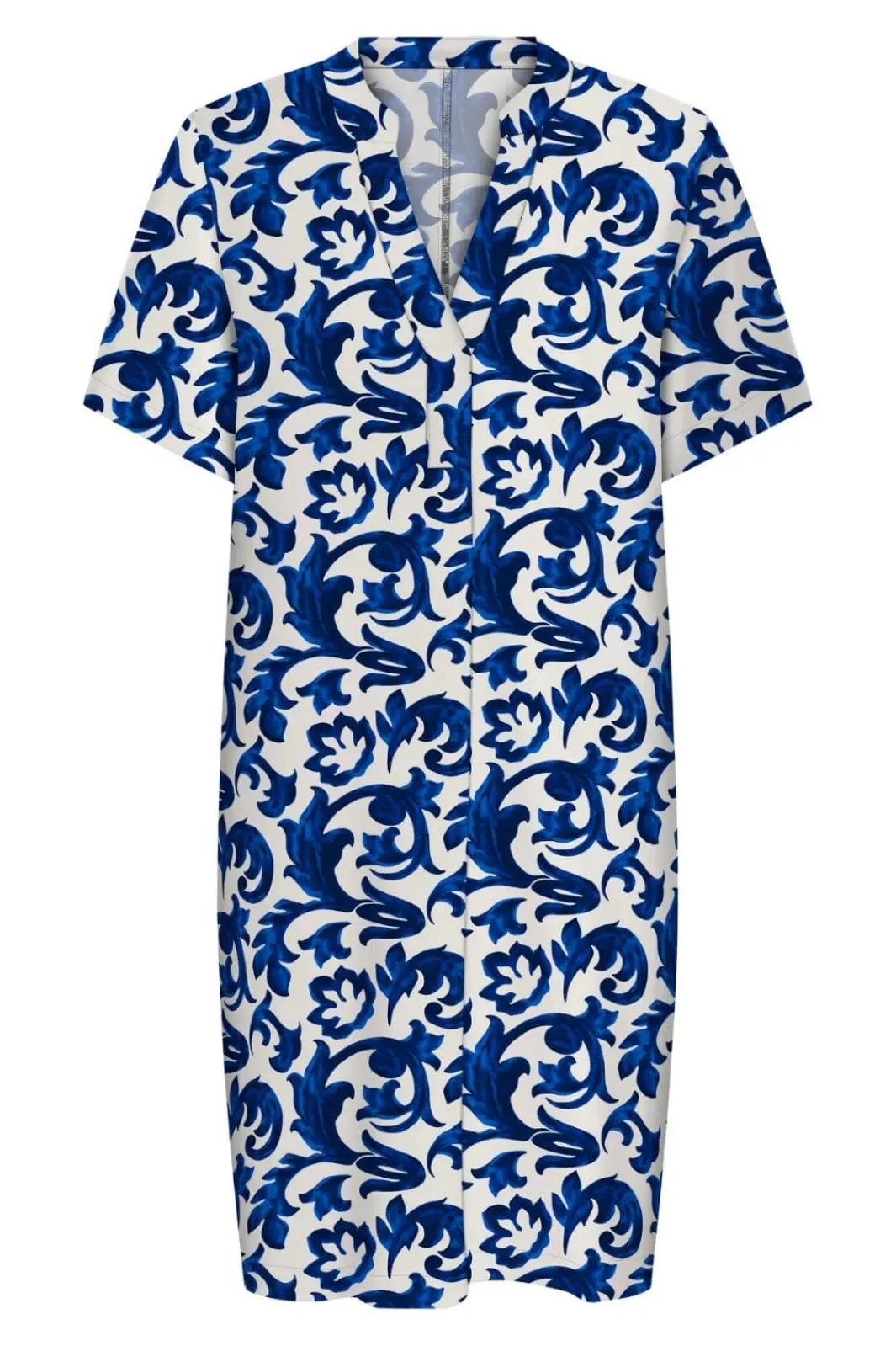 Outlet Only Onlsusi Life Ss V-Neck Tunic Dress Wnn 4881776 Beacon Blue Ornaments