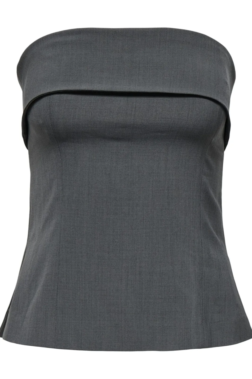 Best Only Onlsvea Life S/L Tube Top Tlr 4759781 Dark Grey Melange
