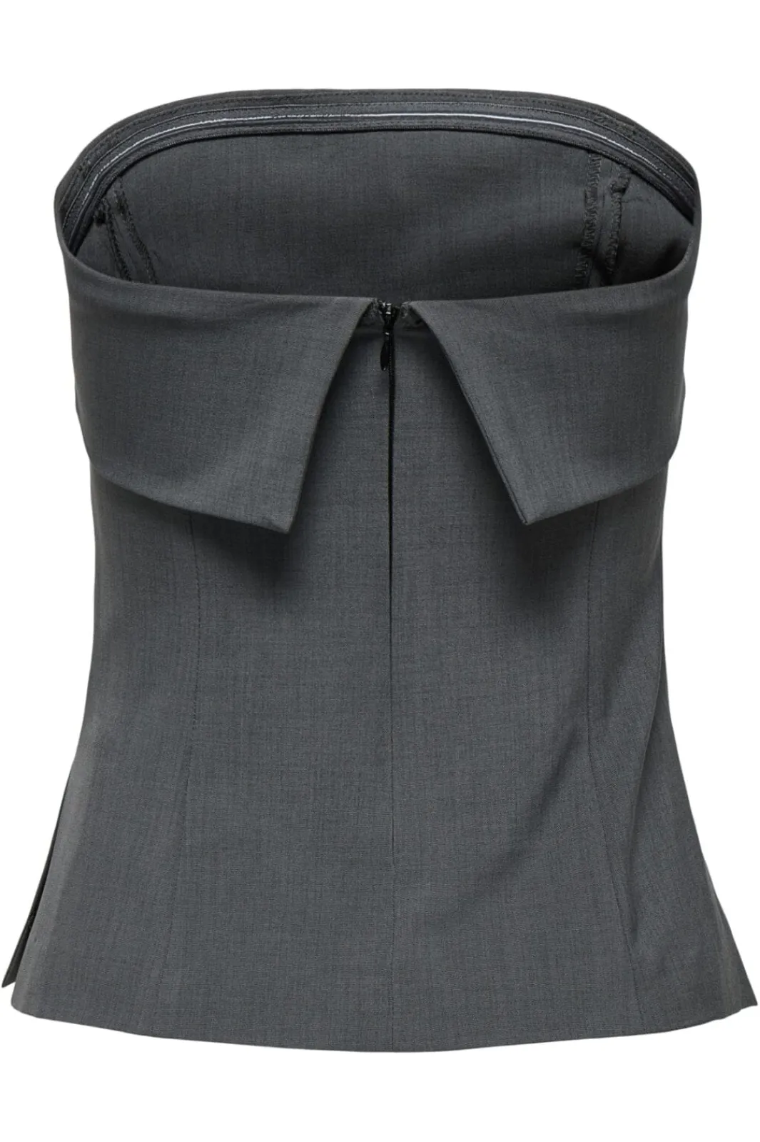 Best Only Onlsvea Life S/L Tube Top Tlr 4759781 Dark Grey Melange