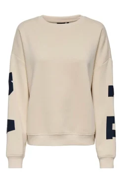 Discount Only Onlsweat L/S Back/Sleeve Print Swt 4845923 Birch Night Sky Florida Print
