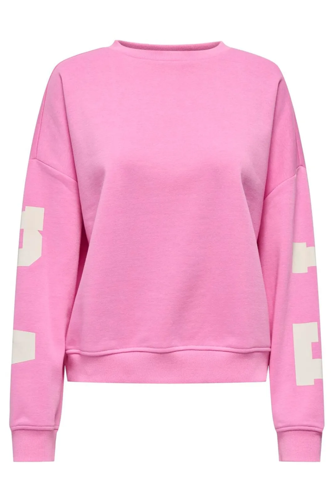 Clearance Only Onlsweat L/S Back/Sleeve Print Swt 4980941 Fuchsia Pink Birch Florida Print