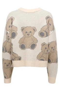 Only Onlted Ls Jq O-Neck Knt 4941131 Whitecap Gray Cartouche/Dgm/Mel/Teddy